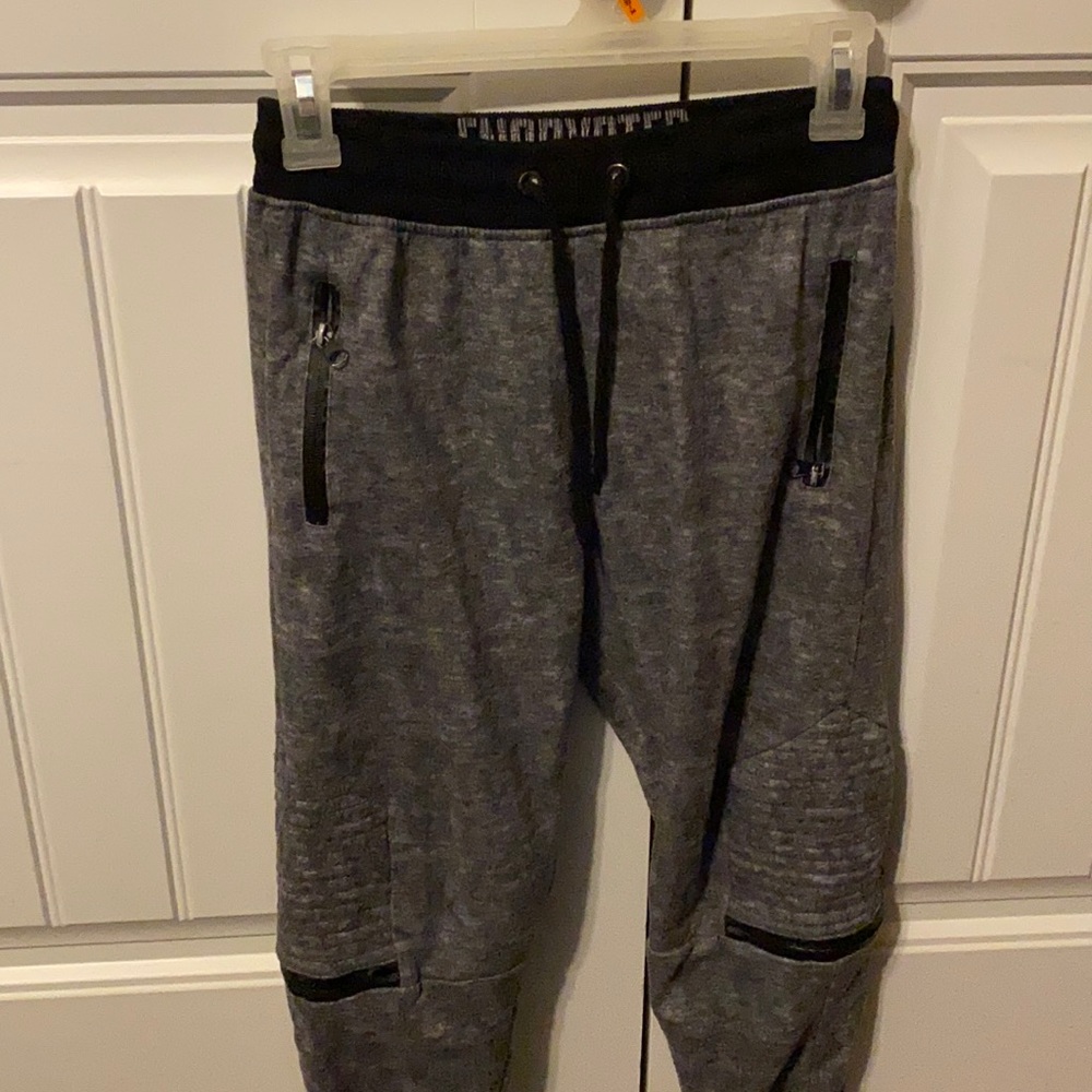 Gray joggers